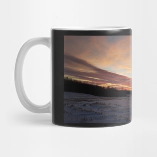 Gorgeous winter sunset Mug